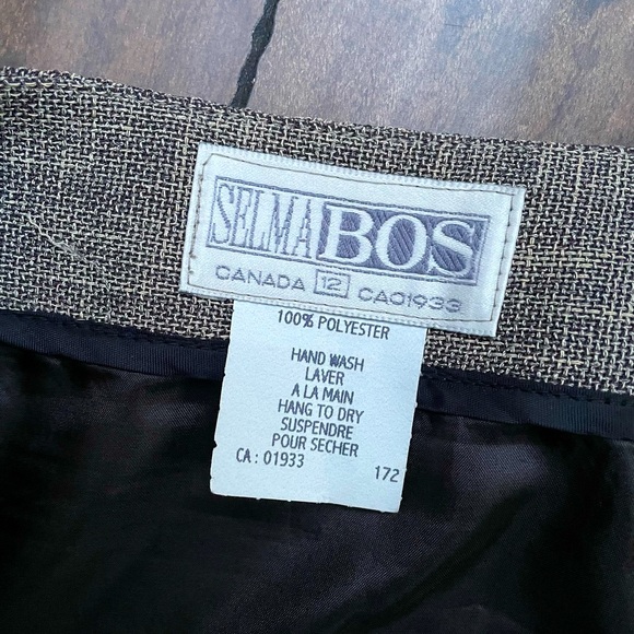 Selma Bos Asymmetrical Lace Overlay Skirt (Vintage) - Picture 2 of 9